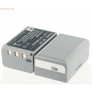 k.A. Akku für Casio NP-100 Li-Ion 7,4 Volt 1950 mAh grau