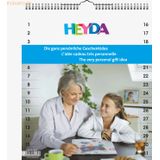 Heyda Kreativkalender Deckblatt Motiv Enkel 29,7x35 weiß
