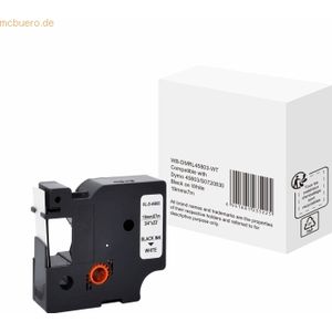 k.A. Schriftband wie Dymo S0720830 19mmx7m schwarz auf weiß
