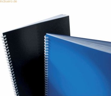 GBC Deckblatt PolyClear A4 PP 500 Micron VE=100 Stück blau