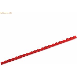 GBC Binderücken 21 Ringe 12mm rot VE=100 Stück