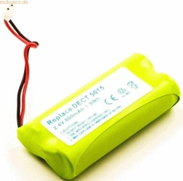 k.A. Akku für Motorola HFR-AAA750 NiMH 2,4 Volt 800 mAh grün