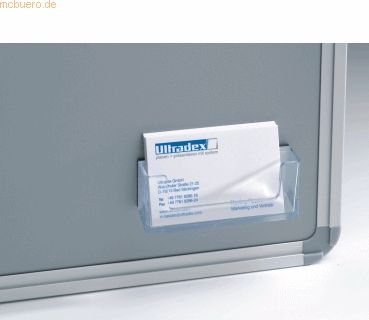 Ultradex Visitenkartenhalter magnetisch B93x37x17mm transparent