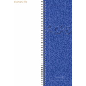Brunnen Vormerkkalender 783 10x29,7cm 1 Woche/2 Seiten Karton blau 202