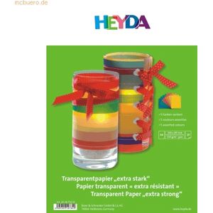 10 x Heyda Transparentpapier A4 115g/qm VE= 10 Blatt