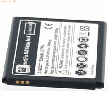 k.A. Akku für Samsung Galaxy Ace Style Li-Ion 3,8 Volt 1500 mAh schwar