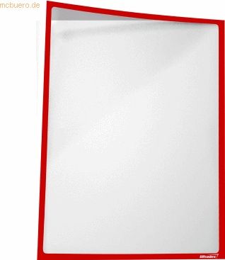 Ultradex Infotasche magnetisch A5 BxH 163x225mm rot VE=25 Stück