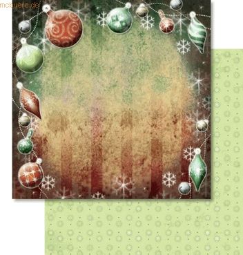 Ludwig Bähr Scrapbook Paper Premium Glitter 30,5x30,5cm VE=25 Blatt Mo