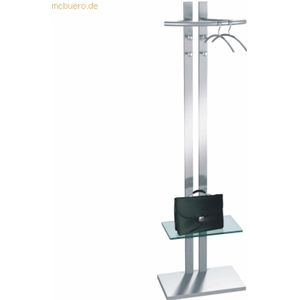Kerkmann Garderobenständer G8 HxBxT 180x67x37cm alusilber