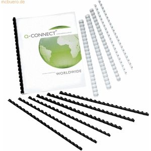 Connect Plastikbinderücken A4 10mm weiß VE=100 Stück