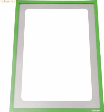 Ultradex Infotasche magnetisch für DIN A3 435x312mm VE=5 Stück gelbgrü