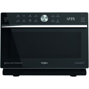 Whirlpool Supreme Chef MWSC 933 SB, Aanrecht, Combinatiemagnetron, 33 l, 900 W, Draaiknop, Touch, Zwart, Zilver