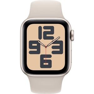 Apple Watch SE (2022) 4G 40mm Starlight Aluminium Sportband M/L - Smartwatch
