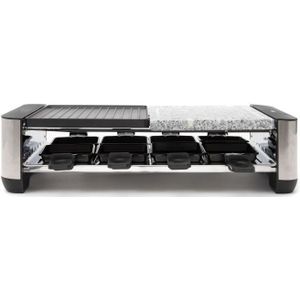 FRITEL RSG 3280 - Raclette grill met 2 in 1 bakplaat, steengrill en raclette functie - 1400 W
