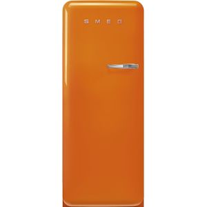 Smeg FAB28LOR5 combi-koelkast Vrijstaand 270 l D Oranje