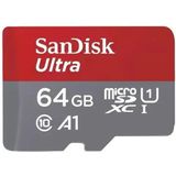 SanDisk - MicroSDXC Ultra - 64GB - Micro SD-kaart - Class 10 - 140MB/s