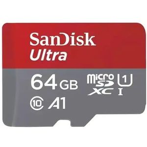 SanDisk - MicroSDXC Ultra - 64GB - Micro SD-kaart - Class 10 - 140MB/s