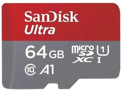 SanDisk - MicroSDXC Ultra - 64GB - Micro SD-kaart - Class 10 - 140MB/s
