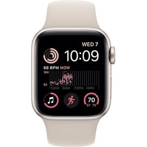 Apple Watch SE (2022) 40mm Starlight Aluminium Sportband S/M - Smartwatch