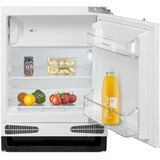 Inventum IKV0821D - Inbouw koelkast - Onderbouw - Vriesvak - Nis 82 cm - 115 liter - 2 plateaus - Deur op deur - Wit