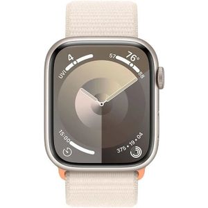 Apple Watch Series 9 45mm Starlight Aluminium Sport Loop - Smartwatch