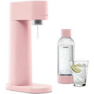 Mysoda Woody Light Pink - bruiswatertoestel gemaakt van ecologisch biocomposiet - incl CO2 cilinder & fles