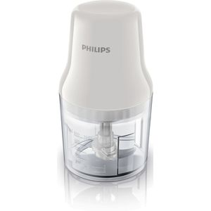 Philips Daily Collection HR1393/00 elektrische hakmolen 0,7 l 450 W Transparant, Wit