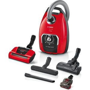 Bosch Hausgeräte Serie 8 BGB8PET1 Stofzuiger Cilinderzuiger Droge Stofzak - Stofzuiger - Rood - Zilver - Zwart