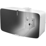 Cavus CMP5HW Horizontale Muurbeugel voor Sonos Five - Draaibare & Kantelbare ophangbeugel - Wit