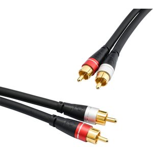 Oehlbach SL RCA CABLE 3,0 M - Luidspreker kabel Zwart