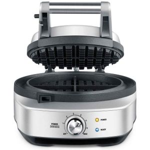 Sage THE NO-MESS WAFFLE - Wafelmaker Zilver