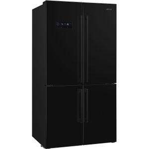 SMEG FQ60NDF - Amerikaanse koelkast - Zwart