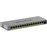 Netgear - GS116EPP - Netwerkschakelaar - Grijs - 16 Poorten - PoE+