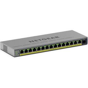 Netgear - GS116EPP - Netwerkschakelaar - Grijs - 16 Poorten - PoE+