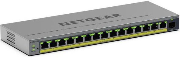 Netgear - GS116EPP - Netwerkschakelaar - Grijs - 16 Poorten - PoE+