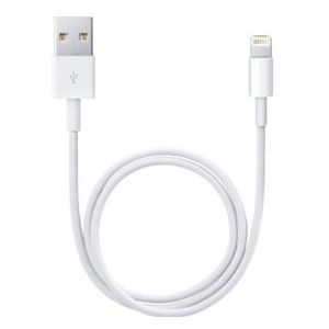 Apple Lightning-naar-USB-kabel (0,5m) - Oplader Wit