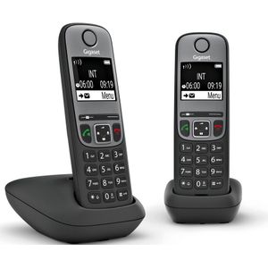 Gigaset A705 Duo - Huistelefoon Zwart
