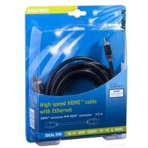 Scanpart High Speed HDMI kabel met Ethernet 5.0m - HDMI kabel
