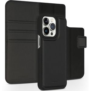 Accezz Premium Leather 2 in 1 Wallet Book Case voor Apple iPhone 13 Pro - Telefoonhoesje Zwart