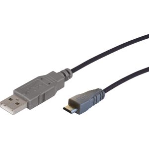 Scanpart USB-A naar micro USB kabel 1.5m - Oplader