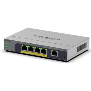 Netgear - GS105EP - Netwerkschakelaar - Grijs - 5 Poorten - PoE+