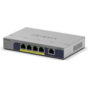 Netgear - GS105PP - Netwerkschakelaar - Grijs - 5 Poorten - PoE+