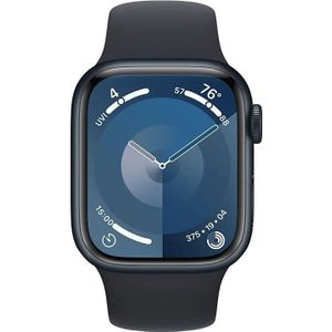Apple Watch Series 9 41mm Midnight Aluminium Sportband M/L - Smartwatch