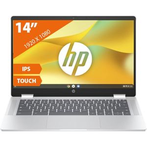 HP Chromebook x360 14b-cd0025nd - Chromebook Zilver