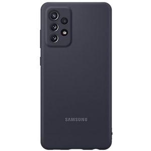 Samsung Galaxy A72 Silicone Cover - Telefoonhoesje Zwart