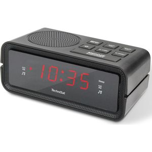 TechniSat Digiclock 2 - Wekker radio Zwart