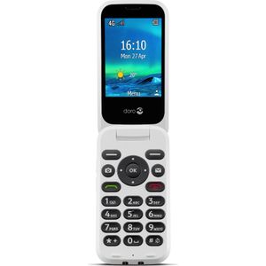 Doro 6880 4G Clamshell - Mobiele telefoon Rood