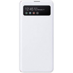 Samsung Galaxy A41 S View Wallet Cover - Telefoonhoesje Wit