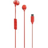 Skullcandy - JIB USB-C - Oordopjes - Rood - USB-C Aansluiting