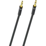 Oehlbach SL AUDIO CABLE 3.5MM JACK 1,0 M - Mini jack kabel Zwart